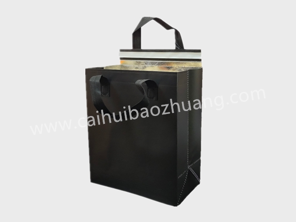 彩匯包裝 外賣(mài)敞口手提袋  新品包裝袋